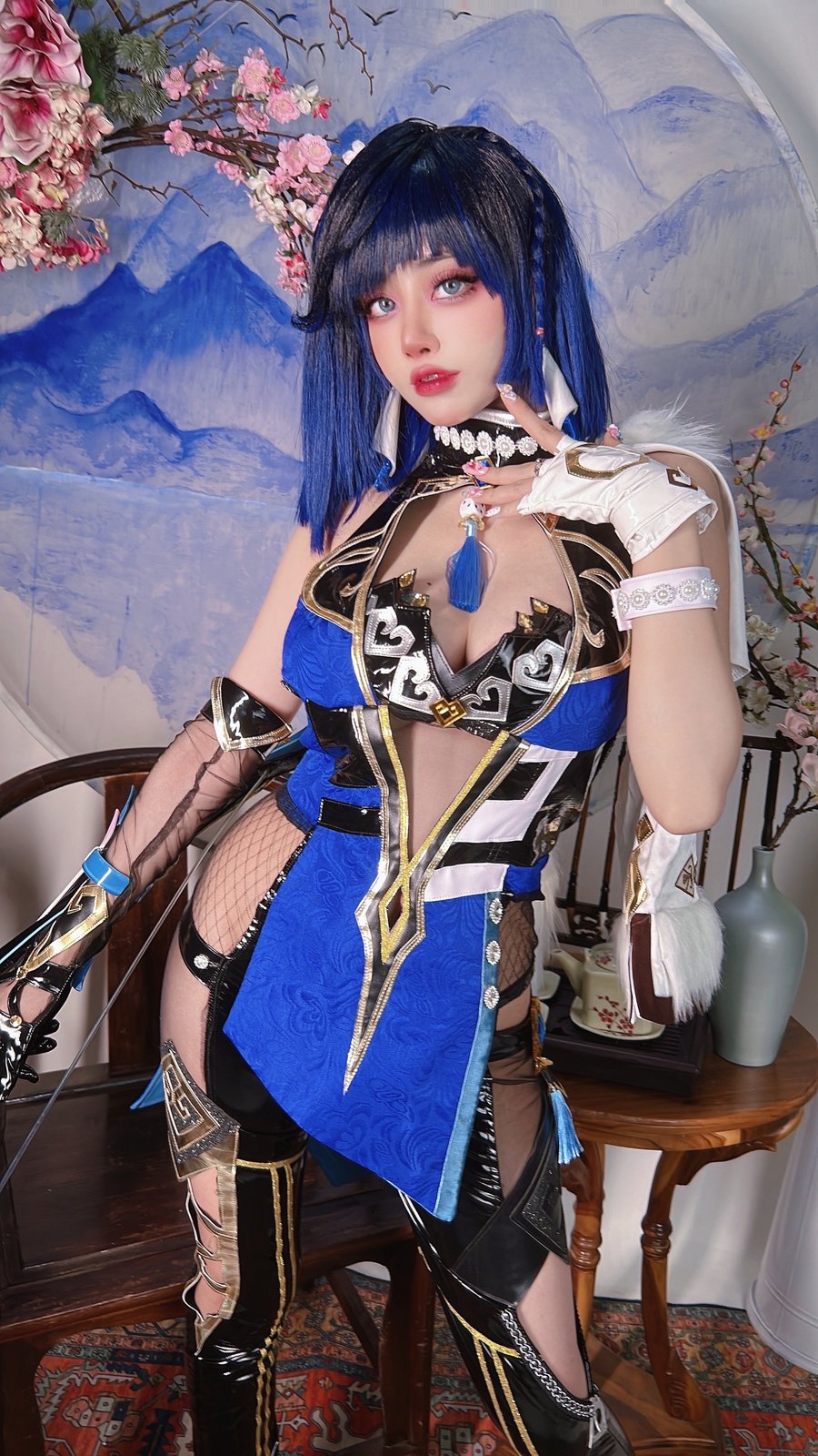 Byoru cos Yelan Genshin Impact 图片写真 高人气夜兰COSPLAY专题 Byoru cos Yelan Genshin Impact 图片写真 高人气夜兰COSPLAY专题