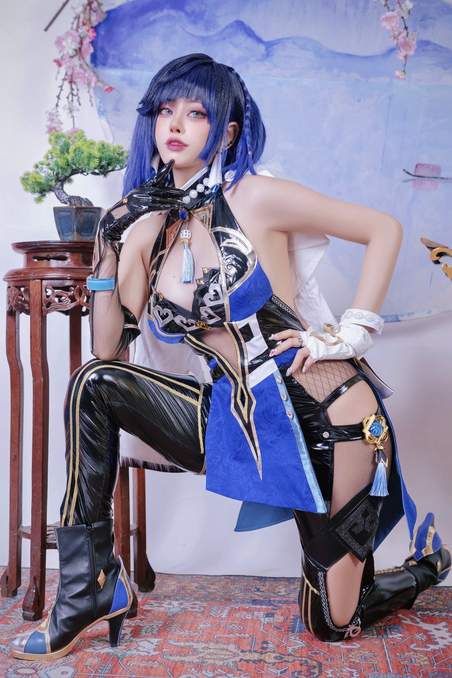 Byoru cos Yelan Genshin Impact 图片写真 高人气夜兰COSPLAY专题 Byoru cos Yelan Genshin Impact 图片写真 高人气夜兰COSPLAY专题