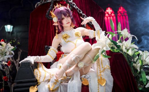 九柒喵cos龙姬图片:霸气龙女造型高清写真