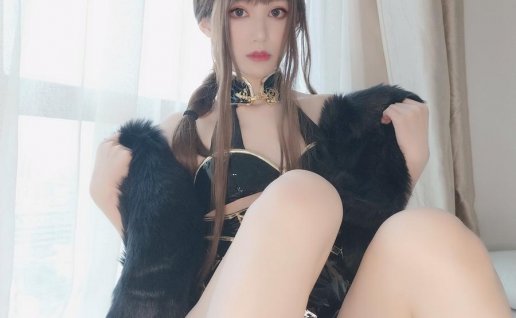 木之本果COS夜莺图片写真,唯美暗夜精灵风